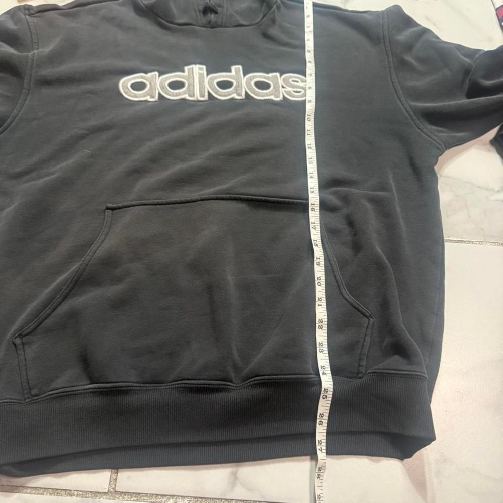 Adidas black and white hoodie - Picture 4 of 5